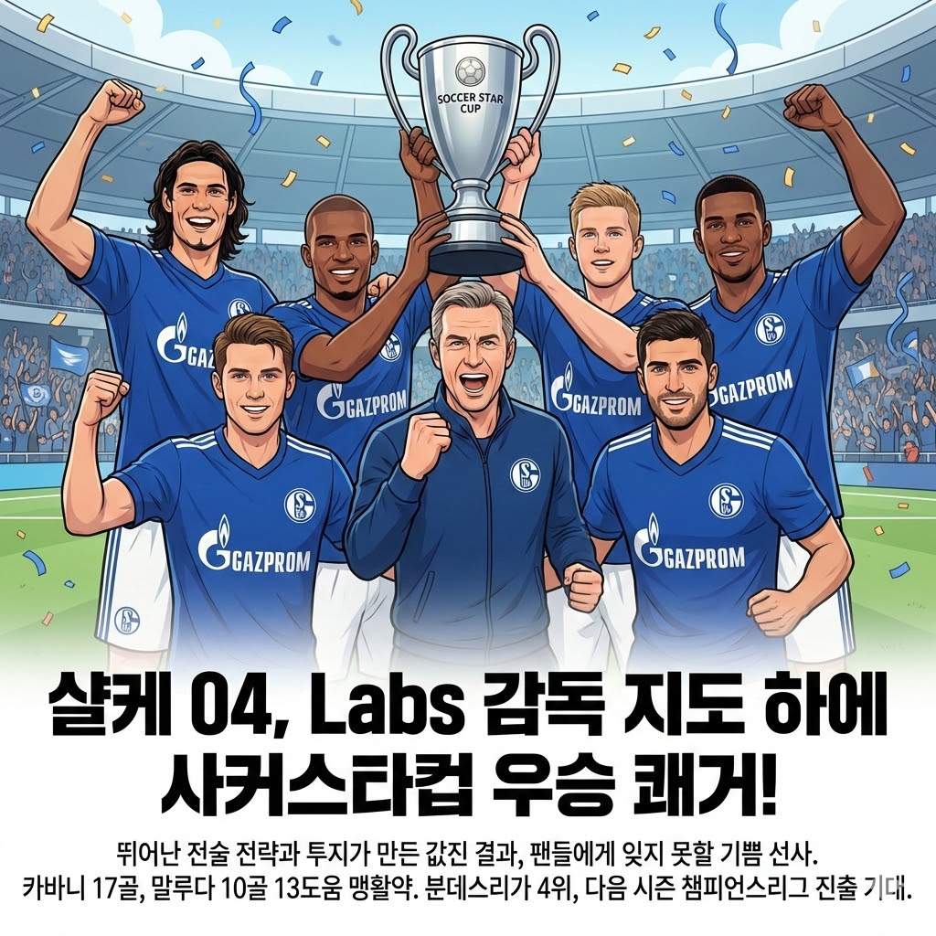 [사커스타컵] 샬케 04, Labs 매직으로 유럽 제패!